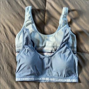 Lucky brand sports bra set